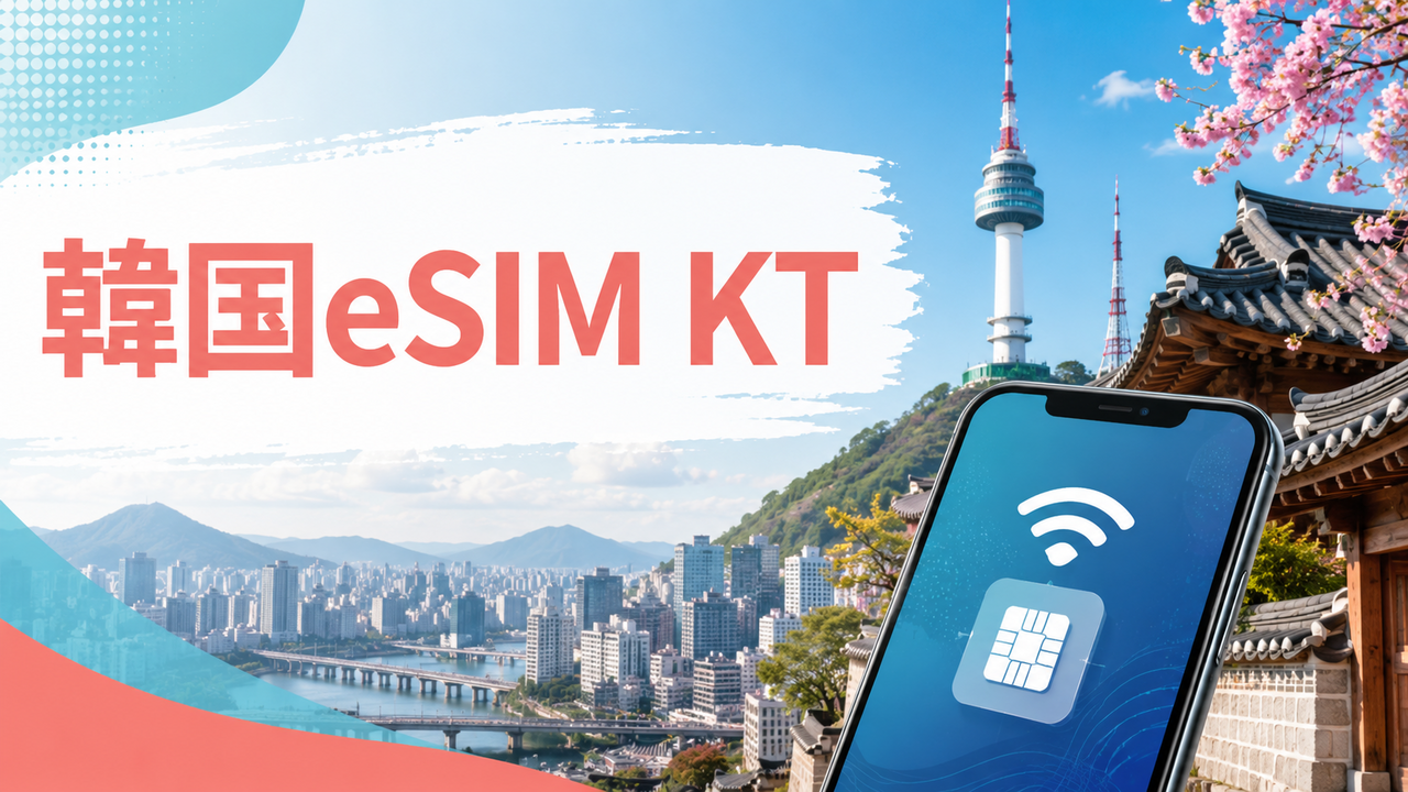 韓国eSIMでKT回線を使うには？旅行者向けプランと選び方